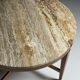 Table basse en marbre travertin