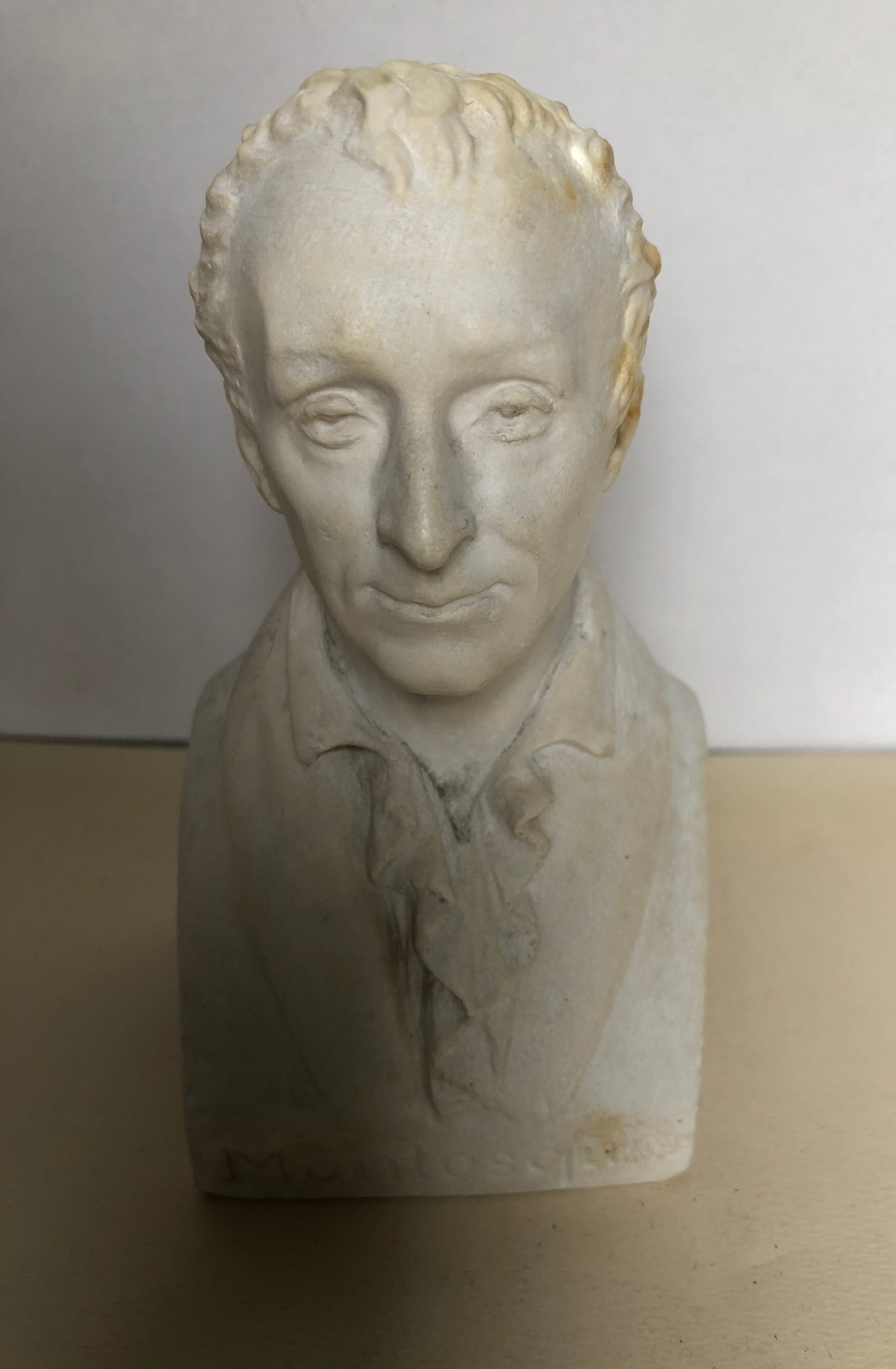 Montesquieu plaster bust