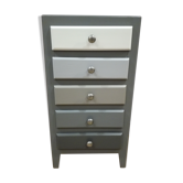 Grey chest of drawers