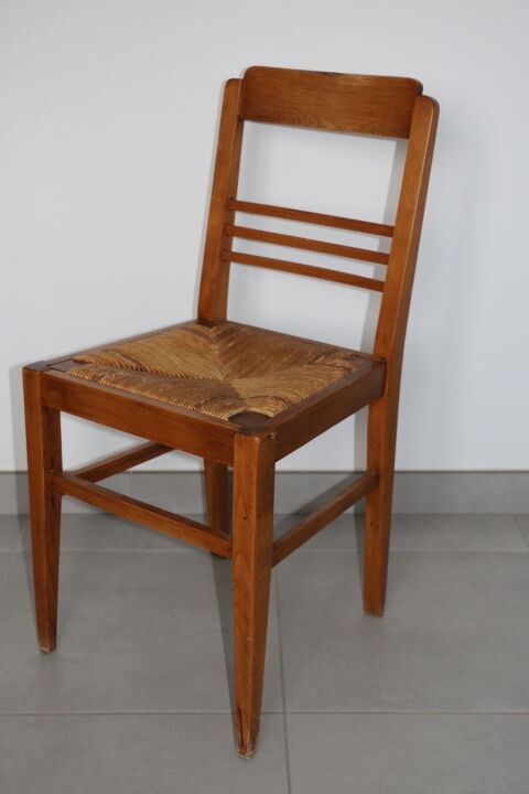 6 seated beech chairs mulched