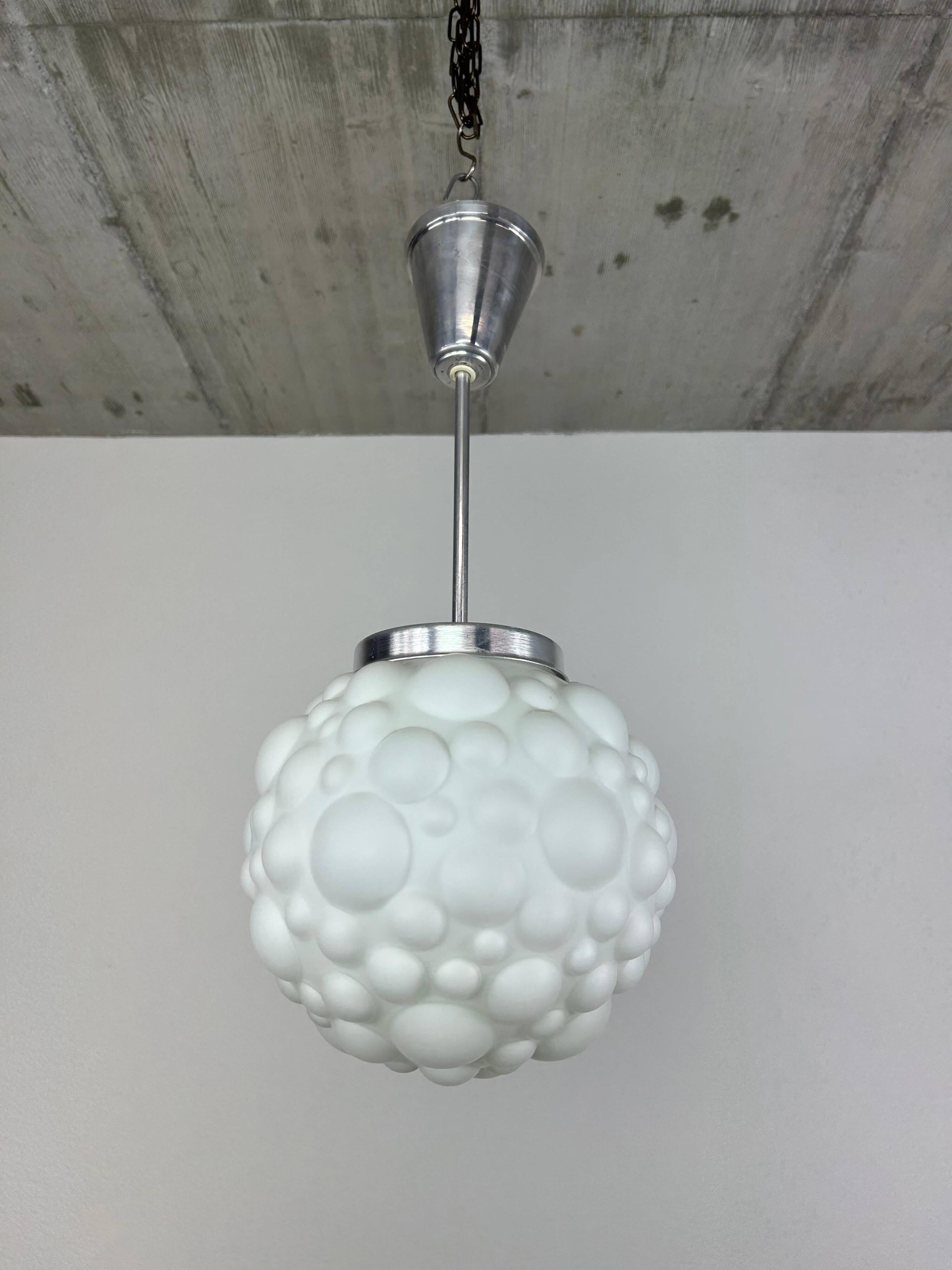 White modernist pendant lamp