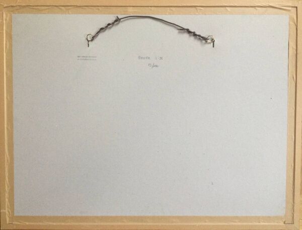 Lithographie de jacques bosser ( né en 1946).composition,1994