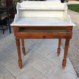 Dressing table with marble top