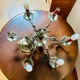 Chandelier Lucien Gau - Louis XIII model - solid bronze - 6 lights - r