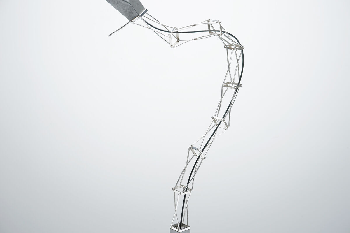 Yaacov Kaufman lamp Multi X editions Lumina circa 1980