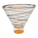 Nybro - Suède - Fait main - vase pendule - verre - cristal - années 1990