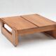 Table basse en orme par la Maison Regain, 1960