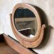 Vintage 1950s turned wood dressing table