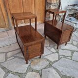 2 bedside tables from the 1950s