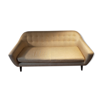 Made yellow 3-seater sofa, Ritchie model