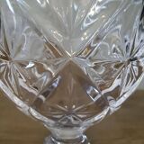 6 verres à pied en cristal