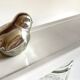 Vintage ceramic wall shelf - france