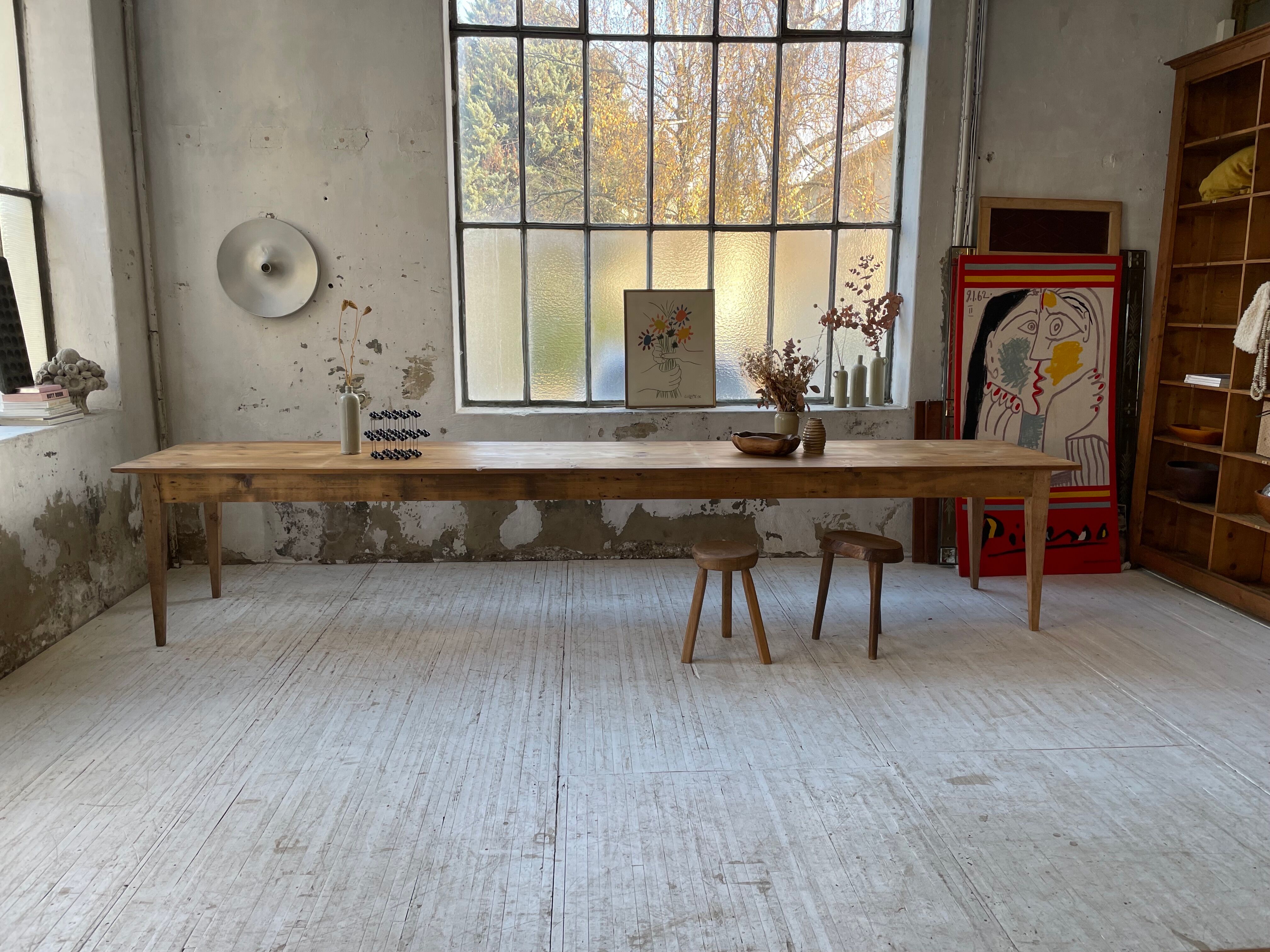 Farmhouse table beech pine XL 4m