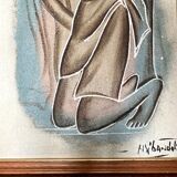 African Art - Zaire 1950's - Signed NY'Bandoki