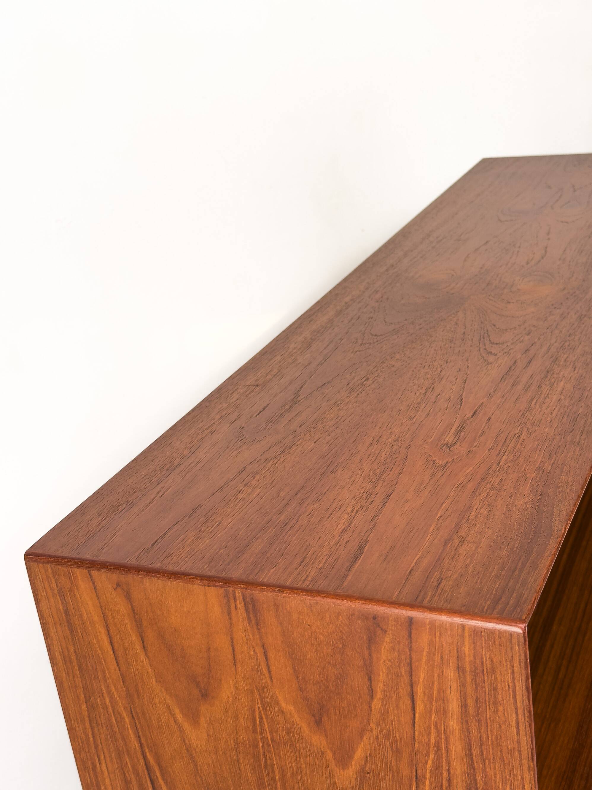 Vintage Danish Teak Bookcase by Chr. Linneberg, 1960s