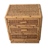 Rattan beside table