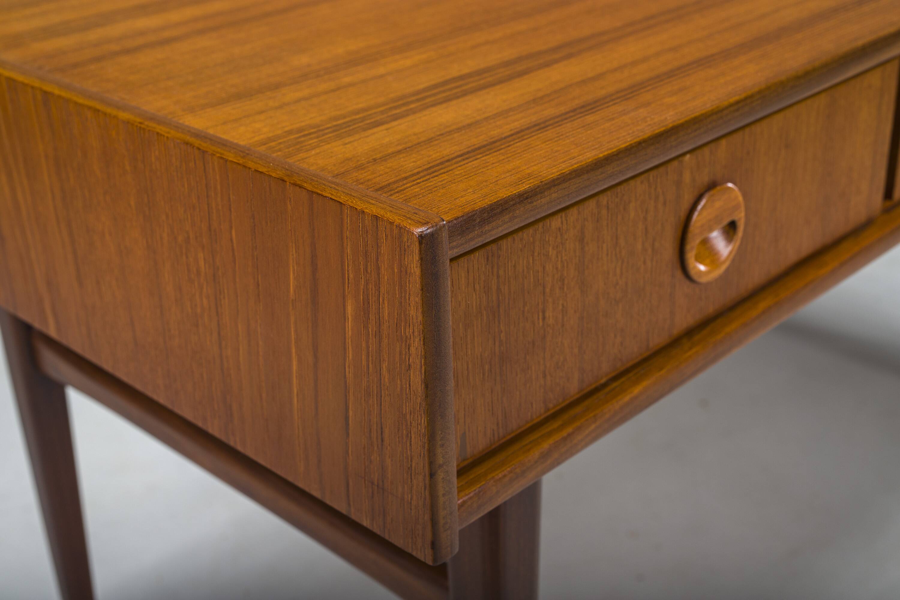 Mid-Century Teak Desk attributed to Bartels Works, 1960s