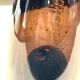 Set of 4 vintage bottle vases
