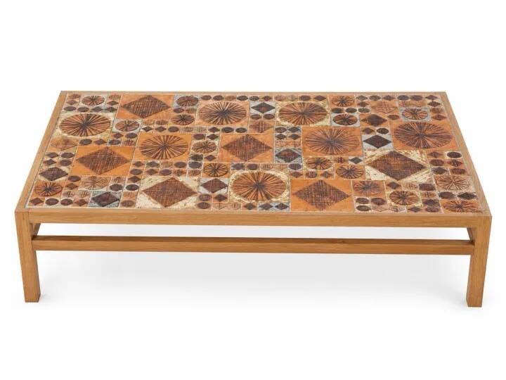 Table basse scandinave en céramique de Tue Poulsen