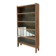 Vintage bookcase in solid oak.