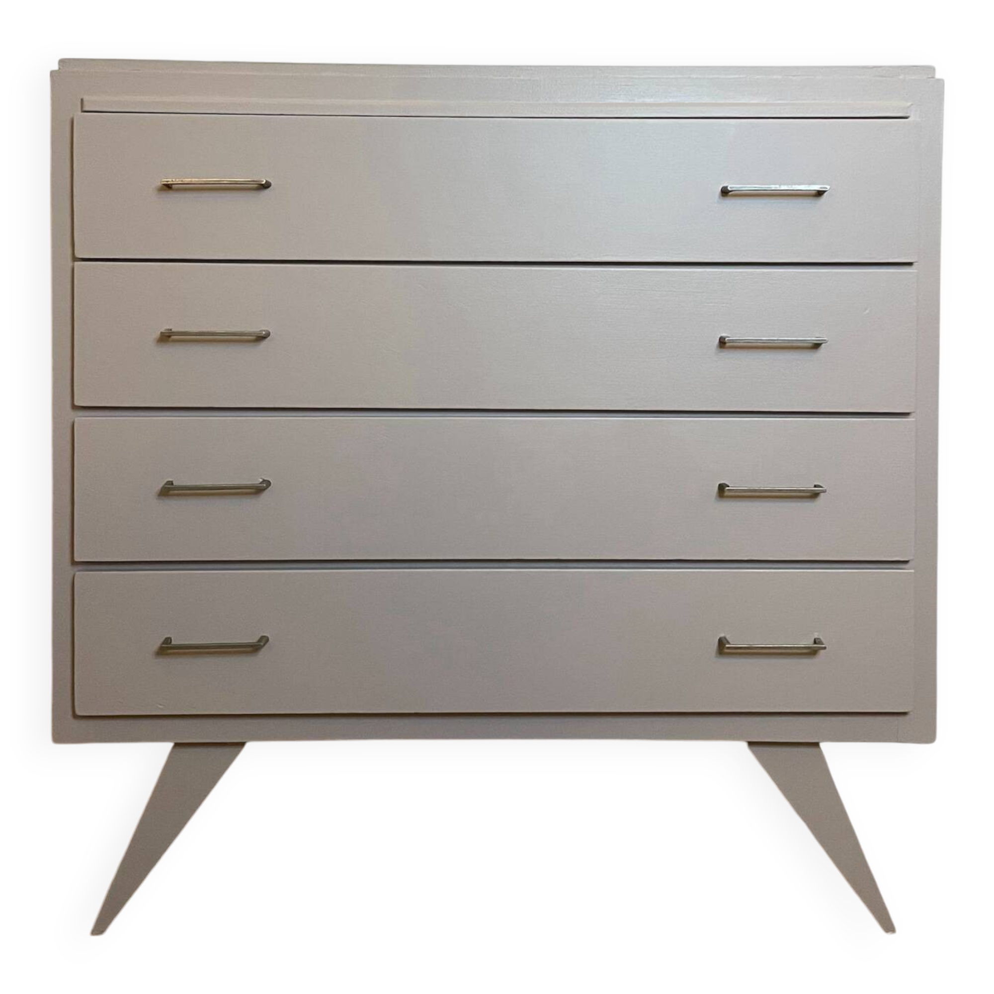 Commode vintage pieds compas