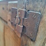 Very large antique wardrobe, vintage dressing furniture.