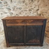 Buffet Ancien Français du XVIIᵉ Siècle en Bois de Châtaignier
