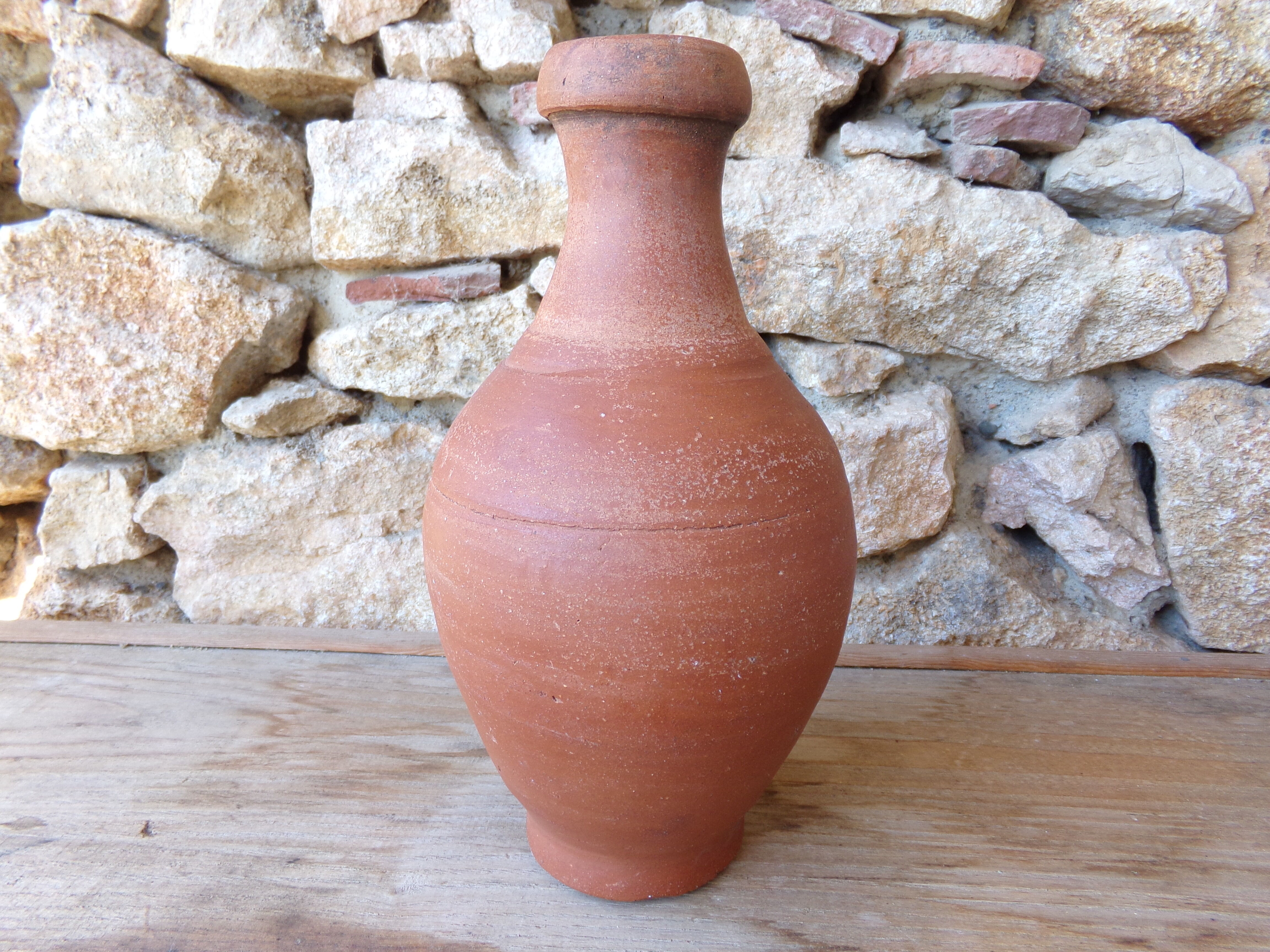 Terracotta vase