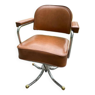 Tubular barber chair from the 70s