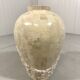 Travertine mactan stone columns & vase 1980’s