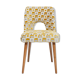 Mustard yellow Shell chair from the mid-century, 1960s
