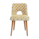 Mustard yellow Shell chair from the mid-century, 1960s