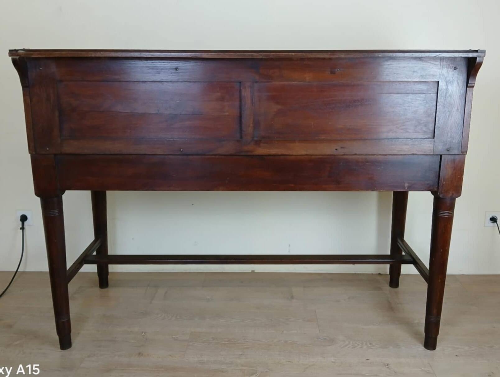 Very rare Napoleon III period system desk in solid oak circa 1850 stamped Stolzenberg