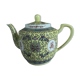 Chinese porcelain teapot with floral pattern