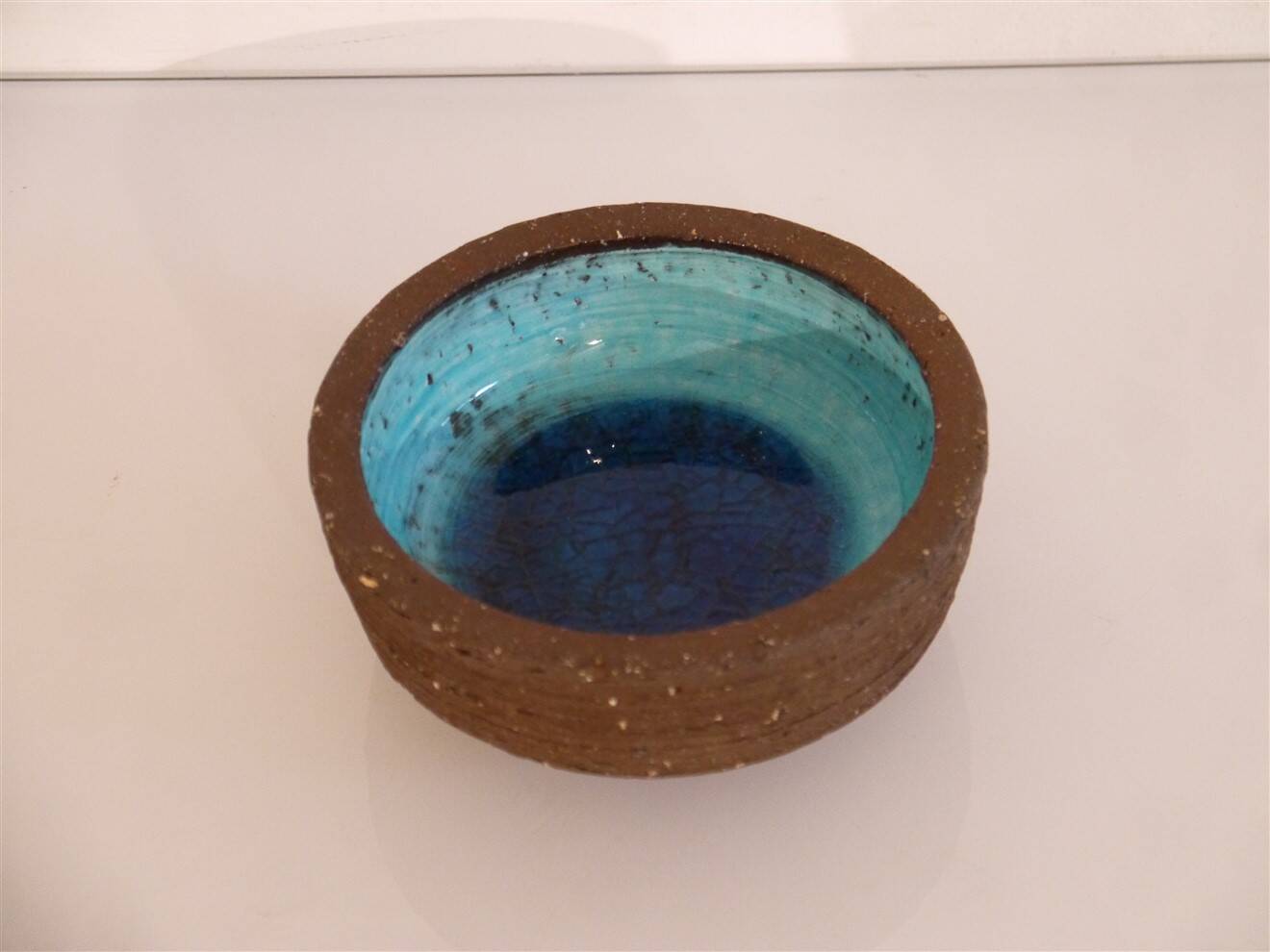 Vide poche en ceramique chamottée 1960