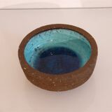 Vide poche en ceramique chamottée 1960