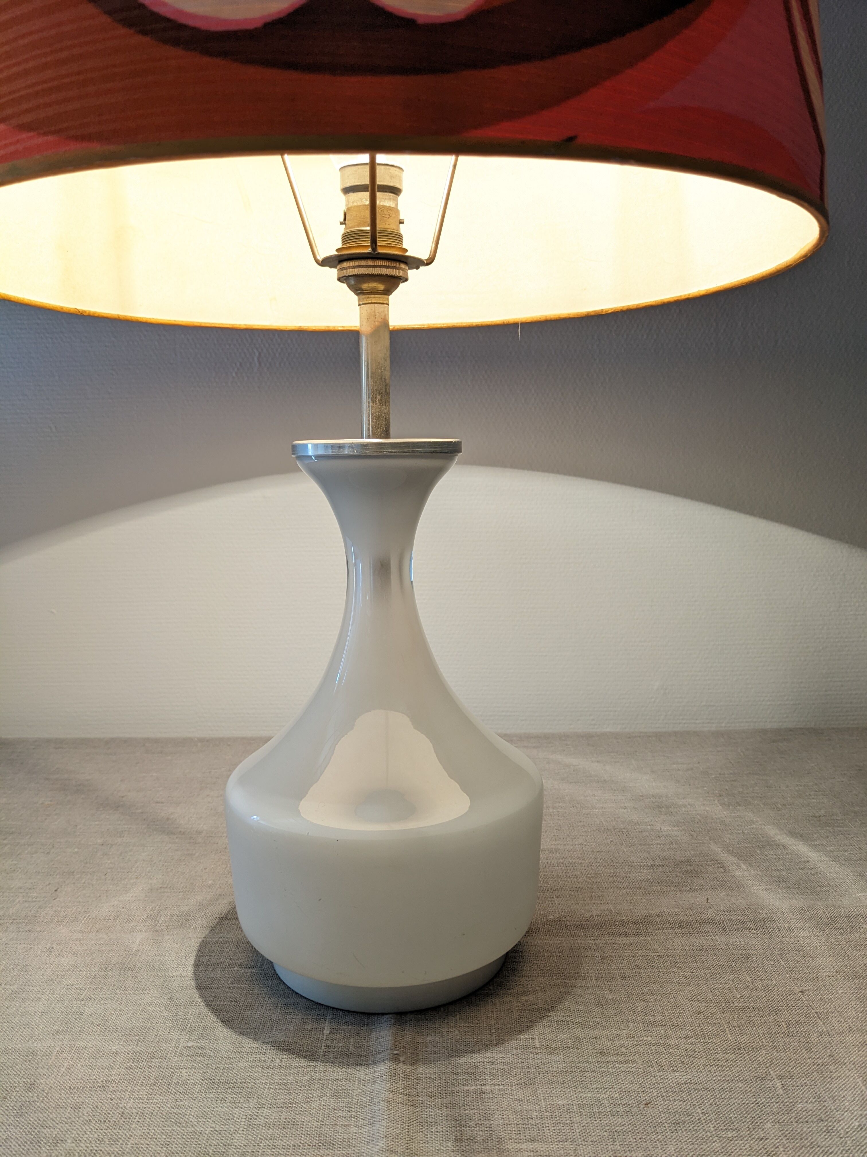 Glass lamp from the 60s/70s by Doria Leuchten