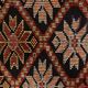4x8 Red & Black Star Pattern Vintage Kilim Rug, 136x234Cm