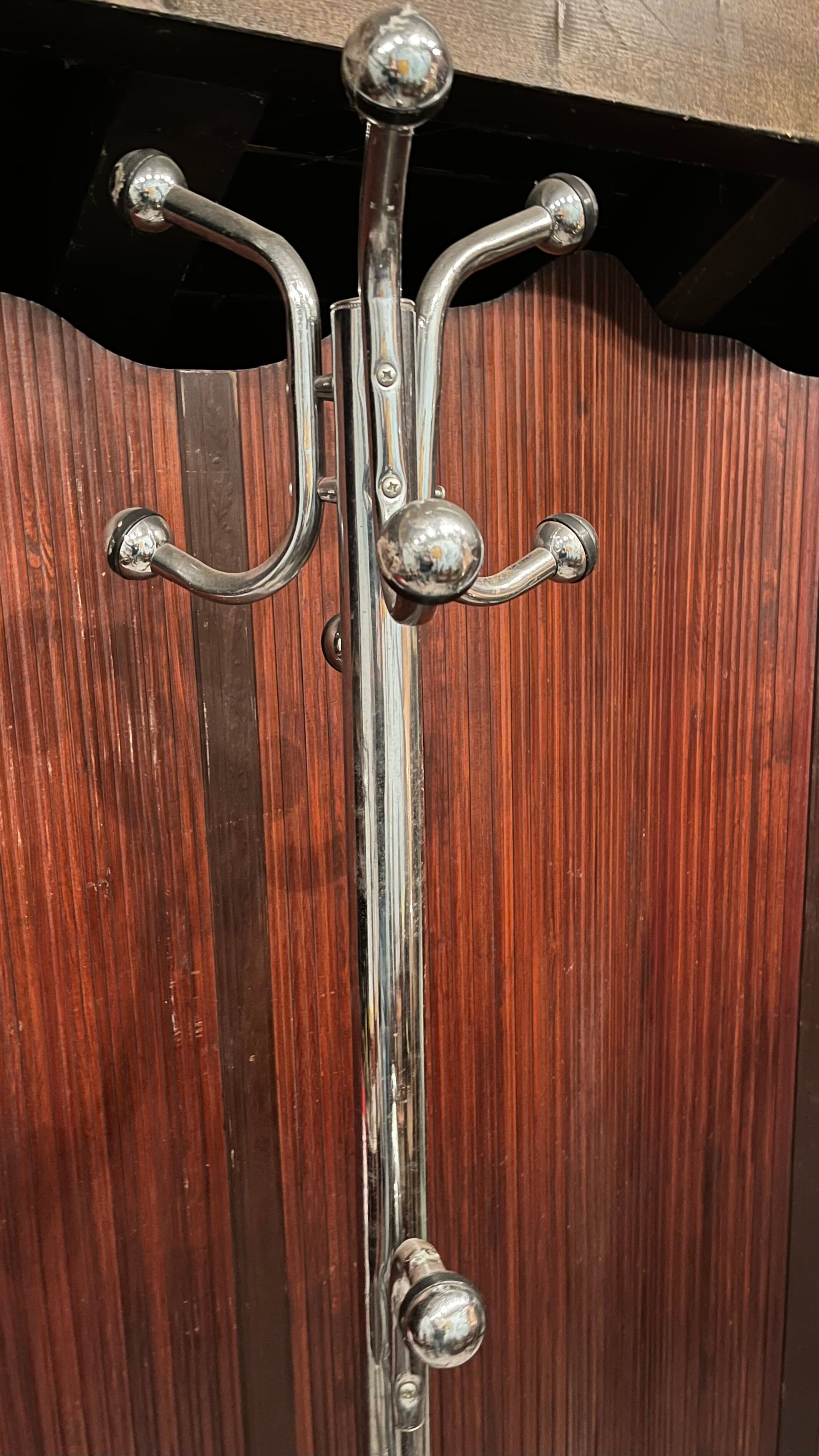 Coat rack on marble foot 70s