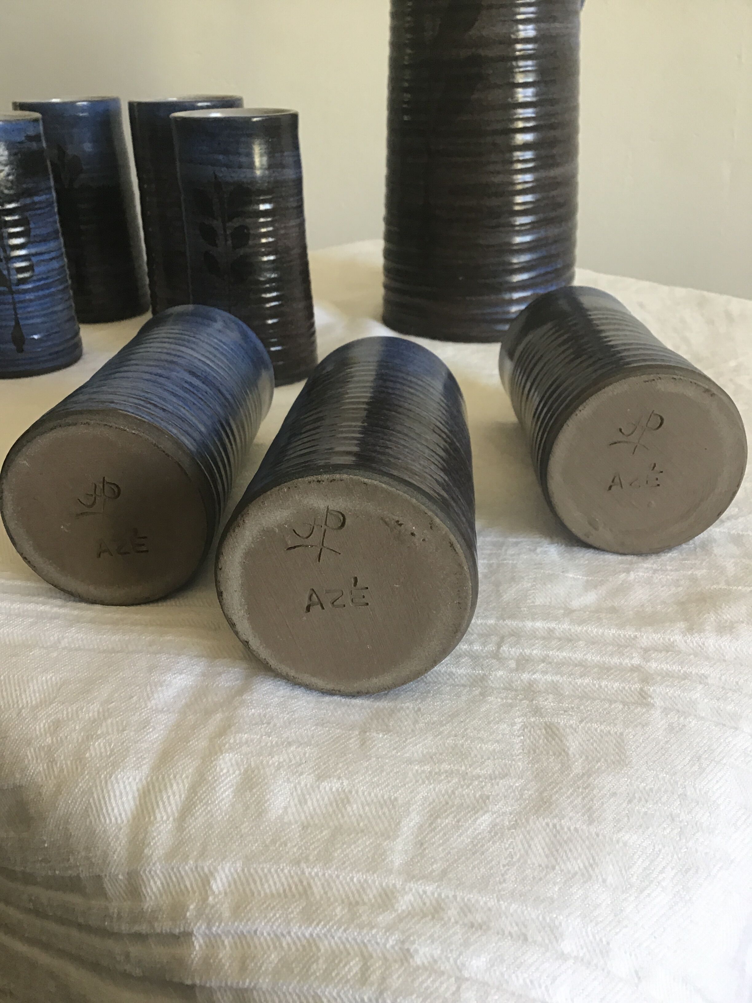 Service à orangeade années 70