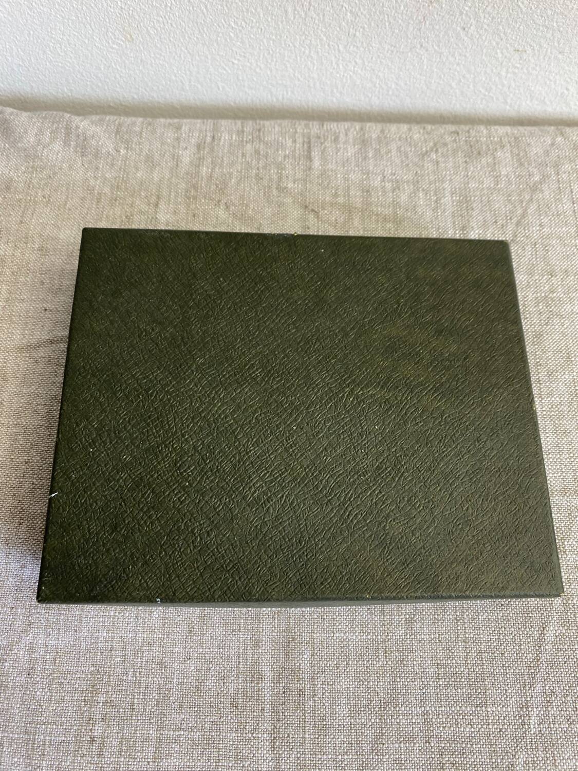 Art Nouveau metal and amber spoons