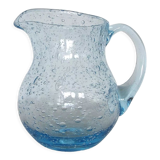 Bulled glass pitcher