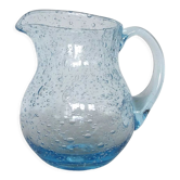 Bulled glass pitcher