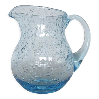Bulled glass pitcher