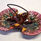 Vallauris-style shell-shaped serving tray in good condition