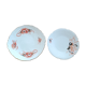 Two porcelain cake dishes
