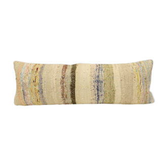 Housse coussin vintage 30x90 cm kilim