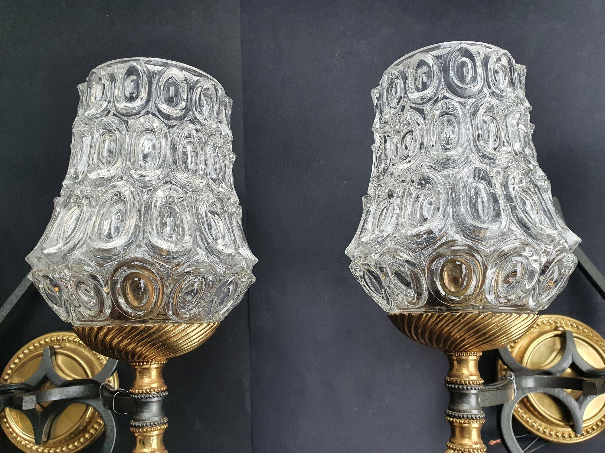 Pair of vintage wall sconces