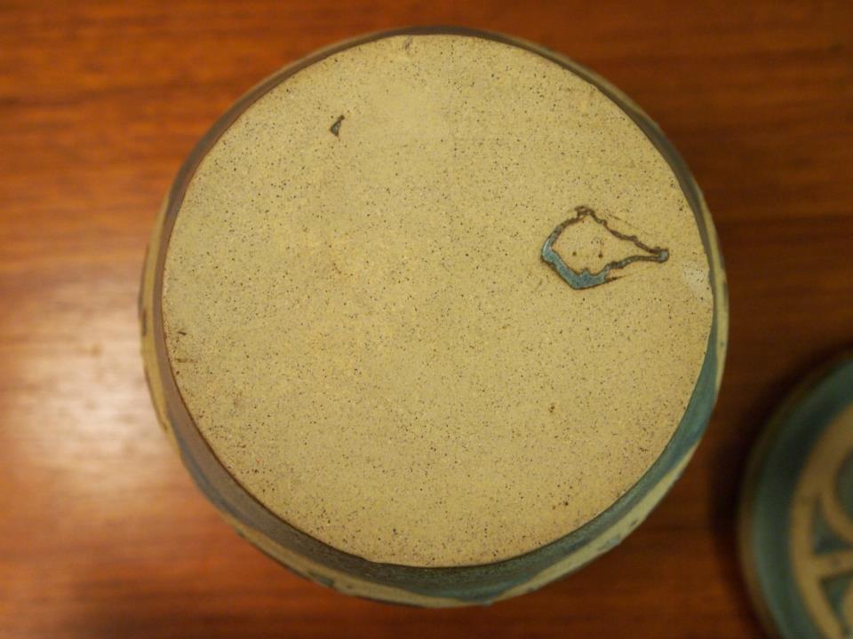 Pot ceramic 1960 signed