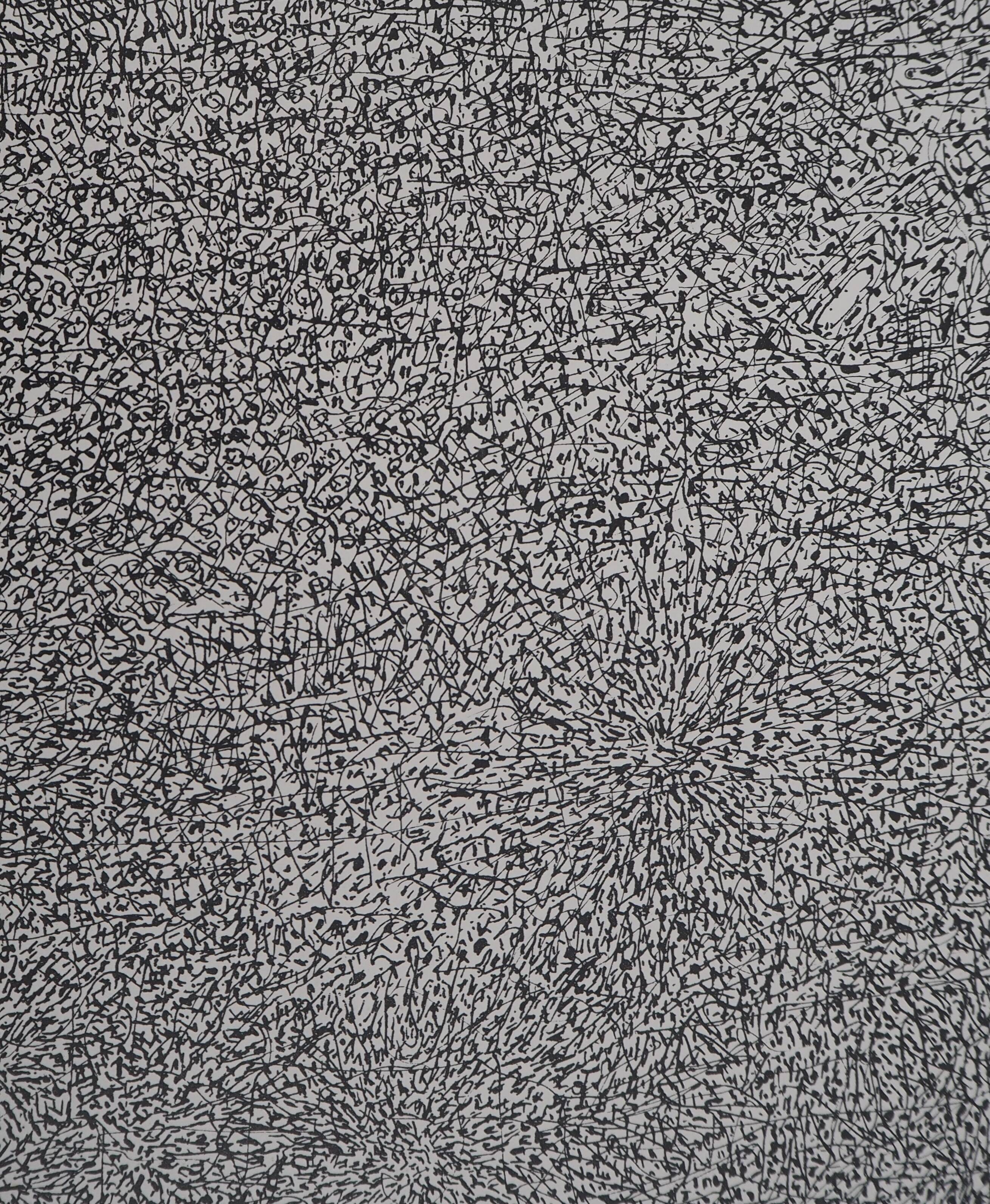 jean dubuffet: beard meadow - original lithograph